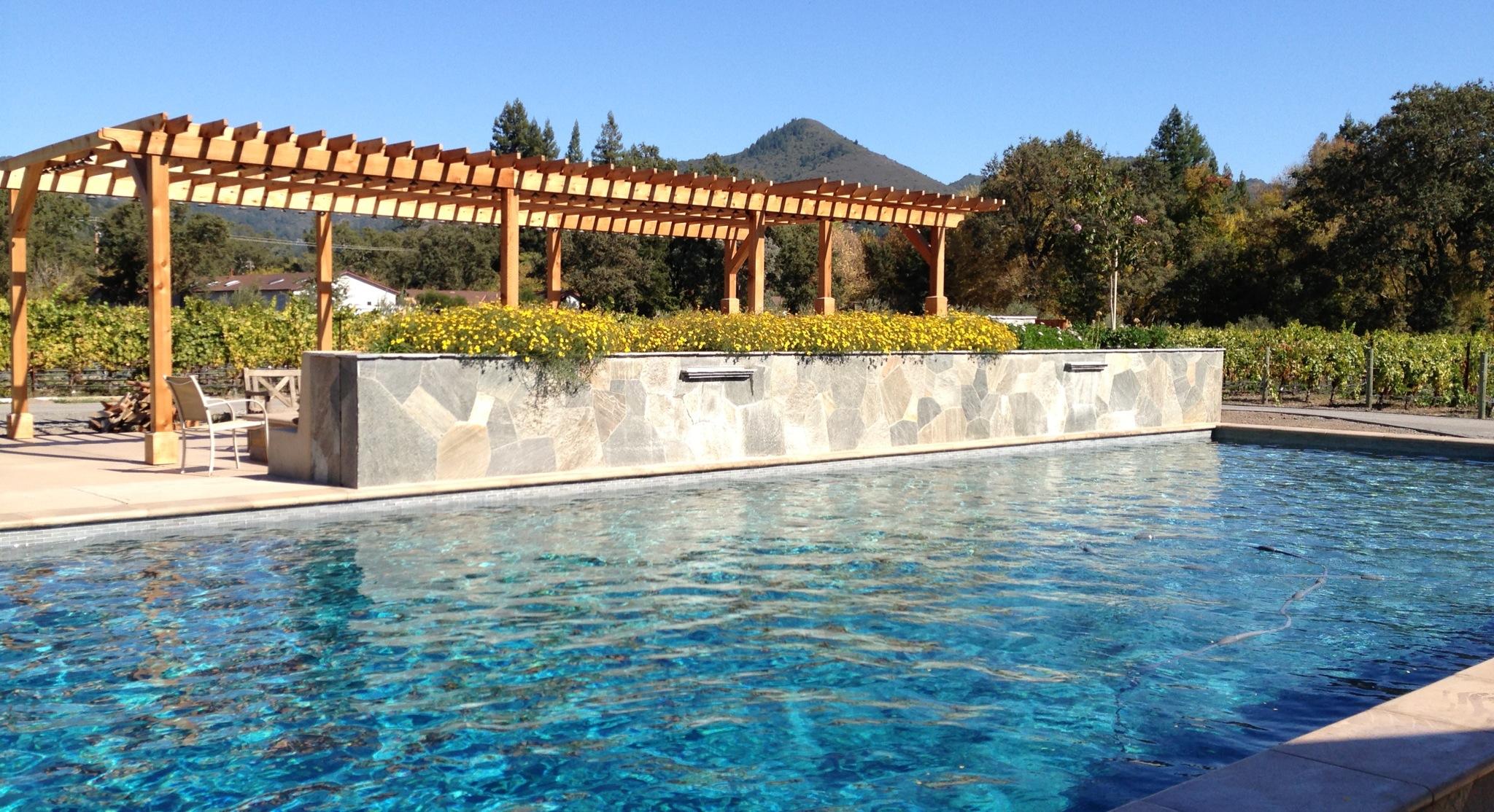 geometric design pool - North Bay Aquatics